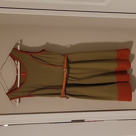 Retro color block dress - Picture 1 of 4